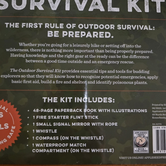 Outdoor Survival Kit, New and sealed - Picture 3 of 3